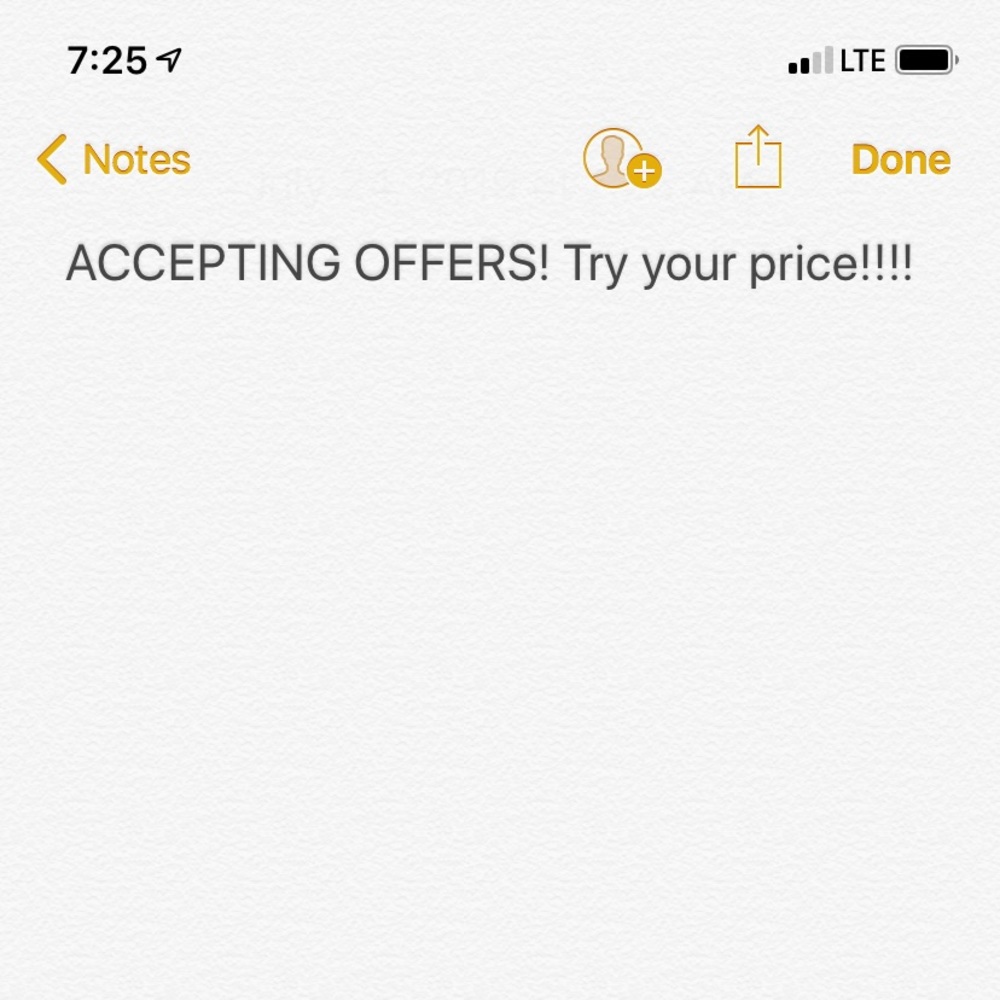 Make an offer !
